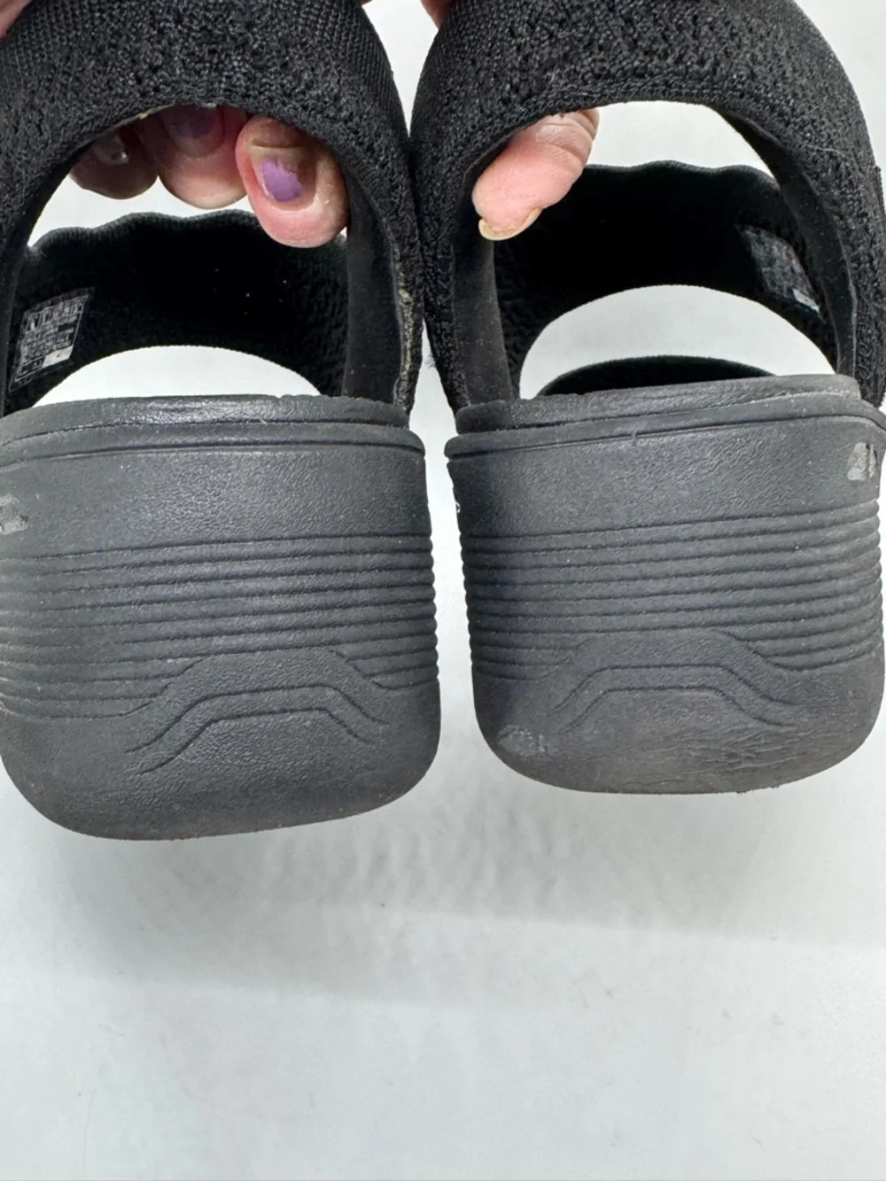 Skechers Slip-ins_Pier Lite Flex Washable Sandals in Black Size 8 - Picture 8 of 10